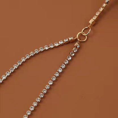 Zirconia's Embrace Leg Chain