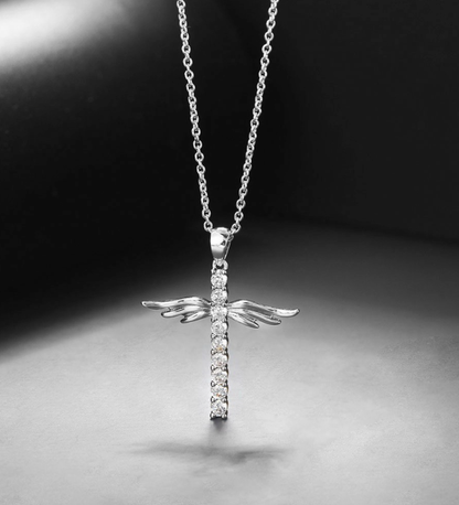Winged Cross Necklace