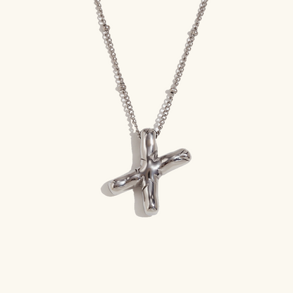 Personalized Bubble Initial Necklace