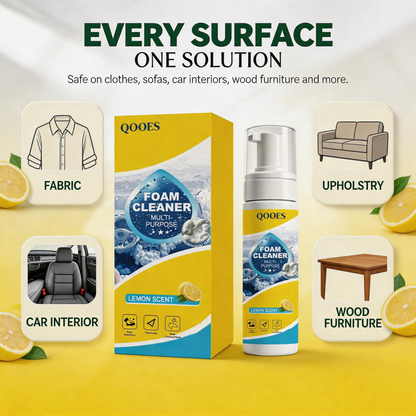 Qooes-Multi-functional cleaning spray-Clean Stains Instantly — No Water Needed