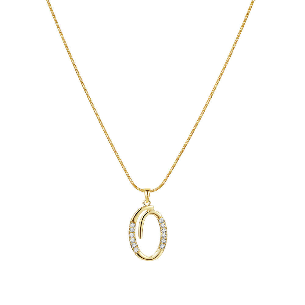 Lily Initial Necklace
