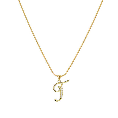 Lily Initial Necklace
